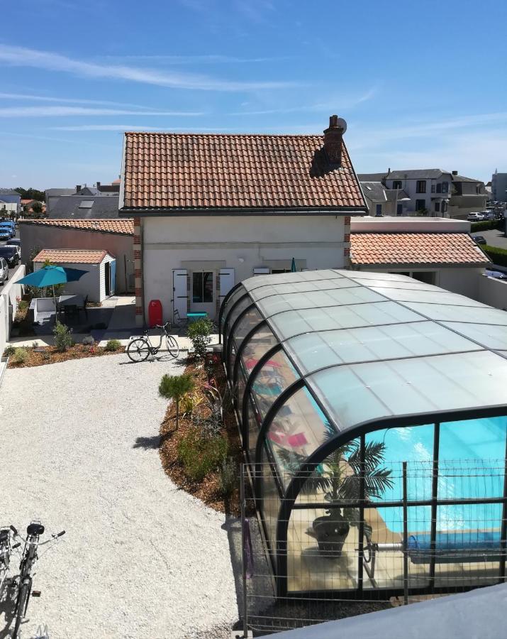 Gite Les Balises- Babord-Maisons De Bord De Mer Avec Spa -Saint Gilles Croix De Vie - 27 Avenue Notre Dame Exterior foto